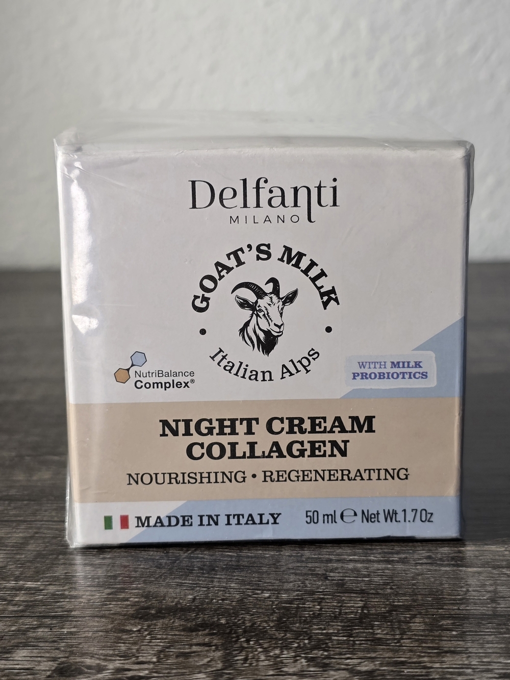 Delfanti Milano Goat's Milk Night Cream Collagen - Exp 2028